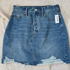 NWT Denim High Waisted Skirt